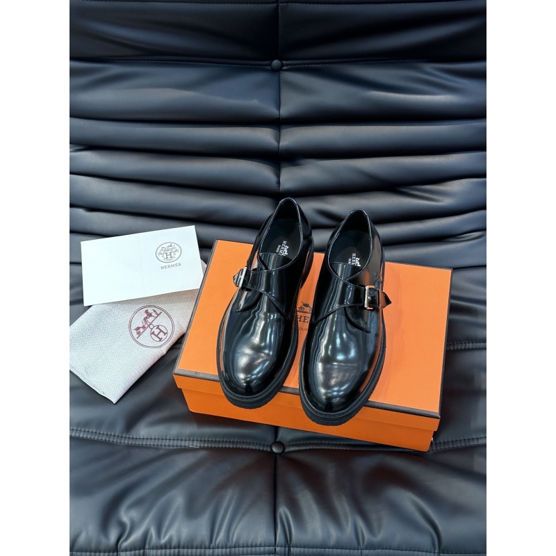 H**mes leather shoes